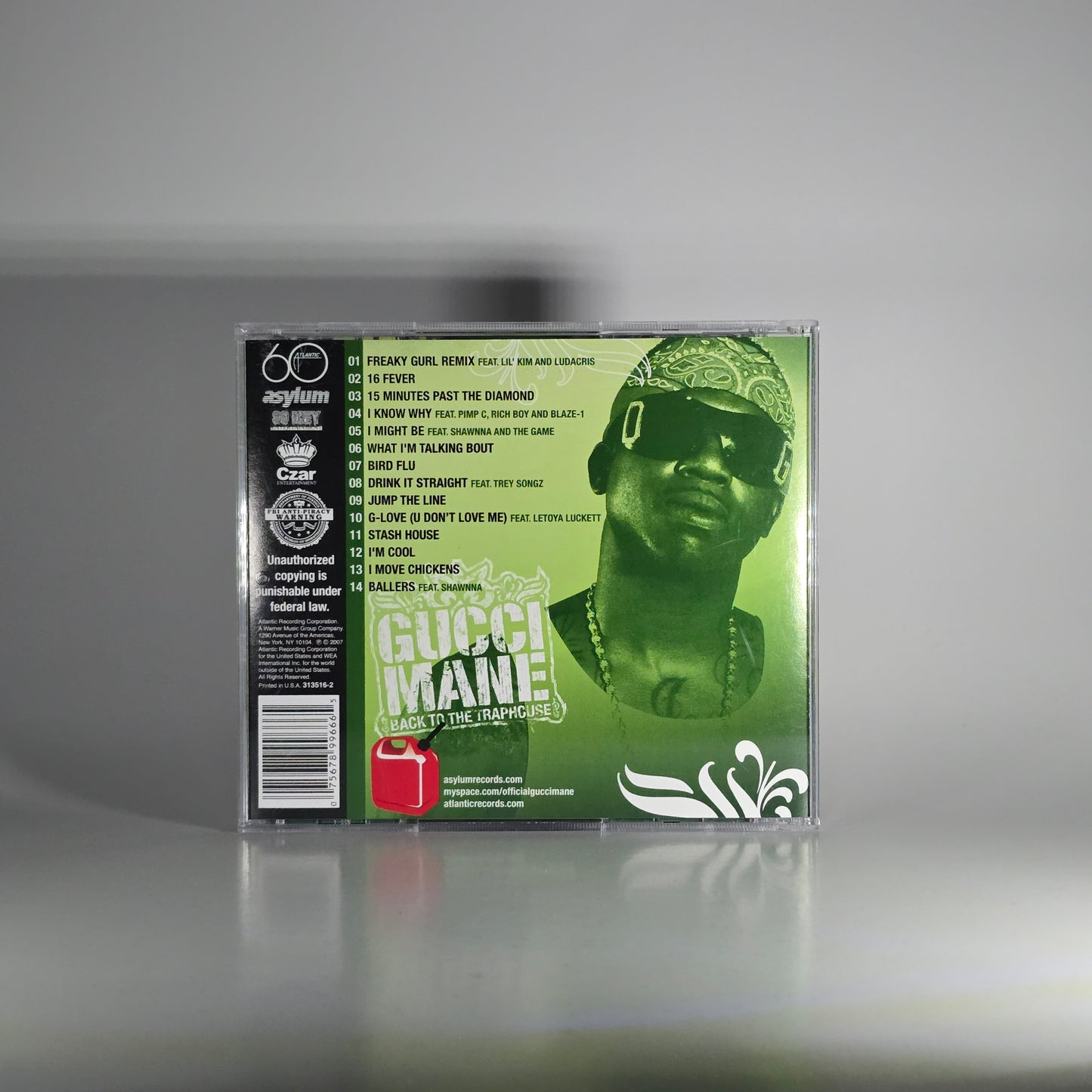 GUCCI MANE - BACK TO THE TRAPHOUSE CD -PRE OWNED!-
