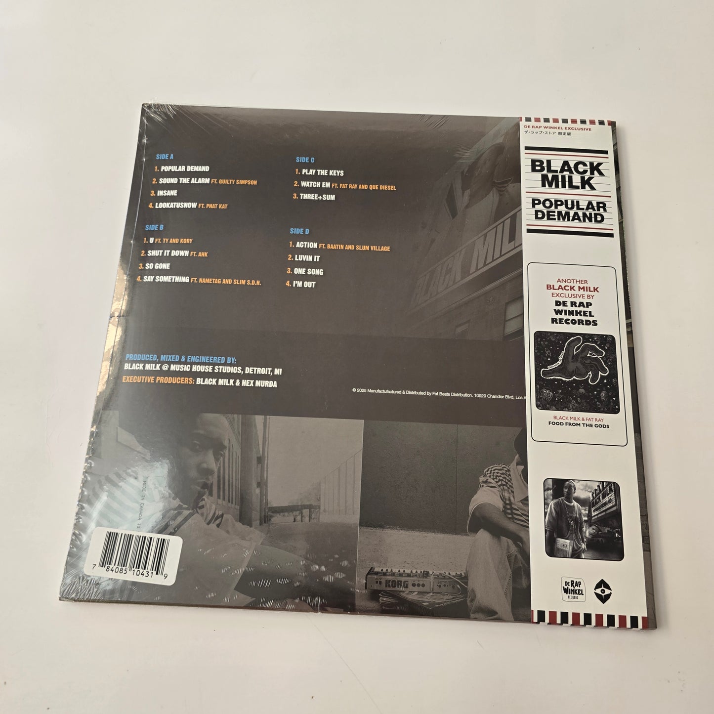 BLACK MILK - POPULAR DEMAND (SEALED) LIMITED EDITION COLORED VINYL -NEW!-