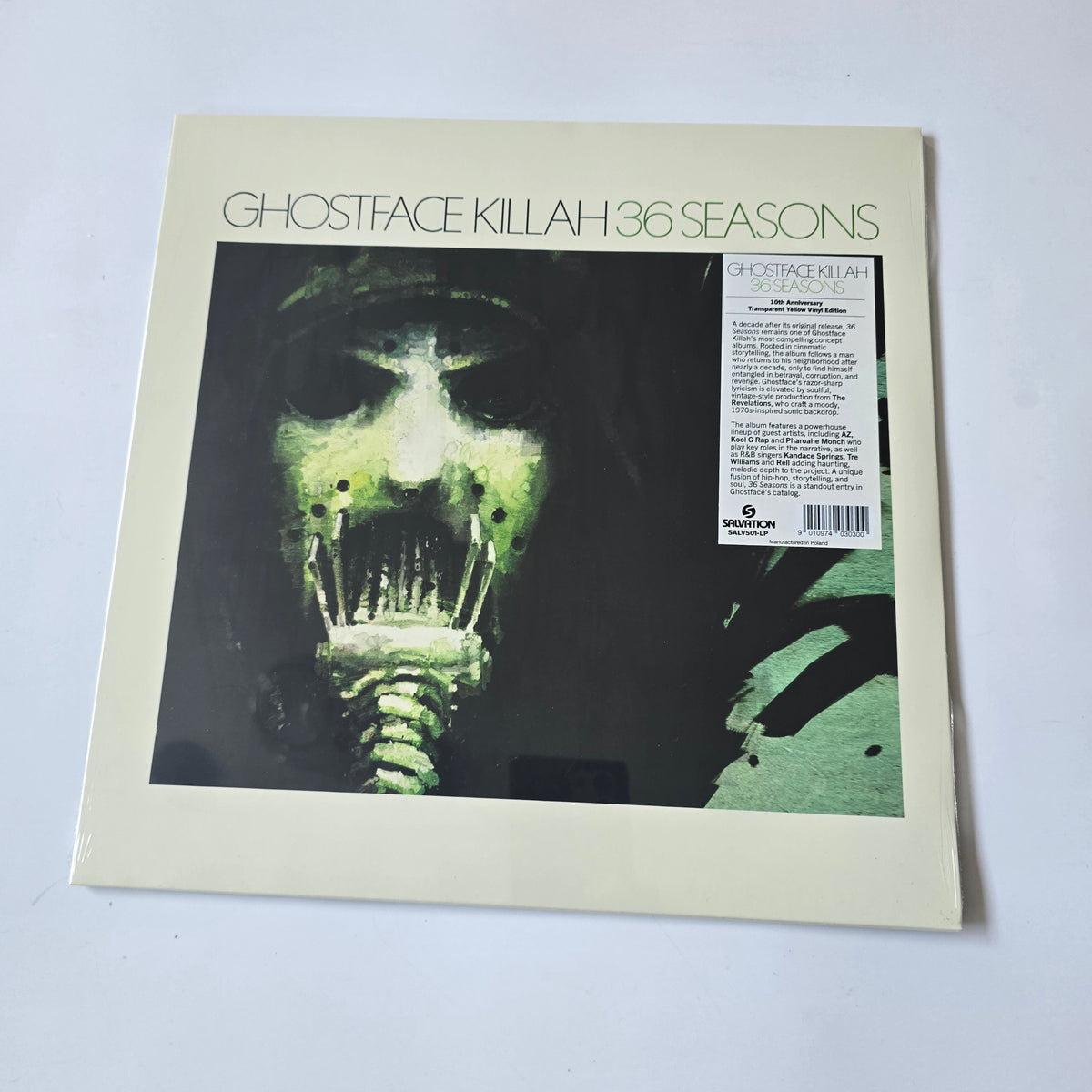 GHOSTFACE KILLAH - 36 SEASONS (SEALED) YELLOW COLORED VINYL -NEW!-