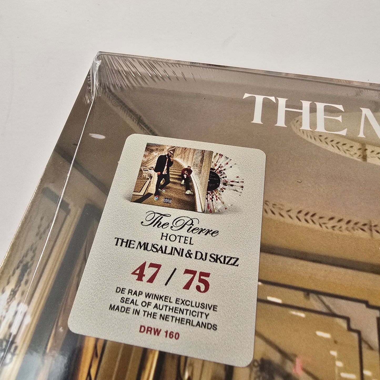THE MUSALINI X DJ SKIZZ - THE PIERRE HOTEL (SEALED) LIMITED EDITION SPLATTER VINYL -NEW!-
