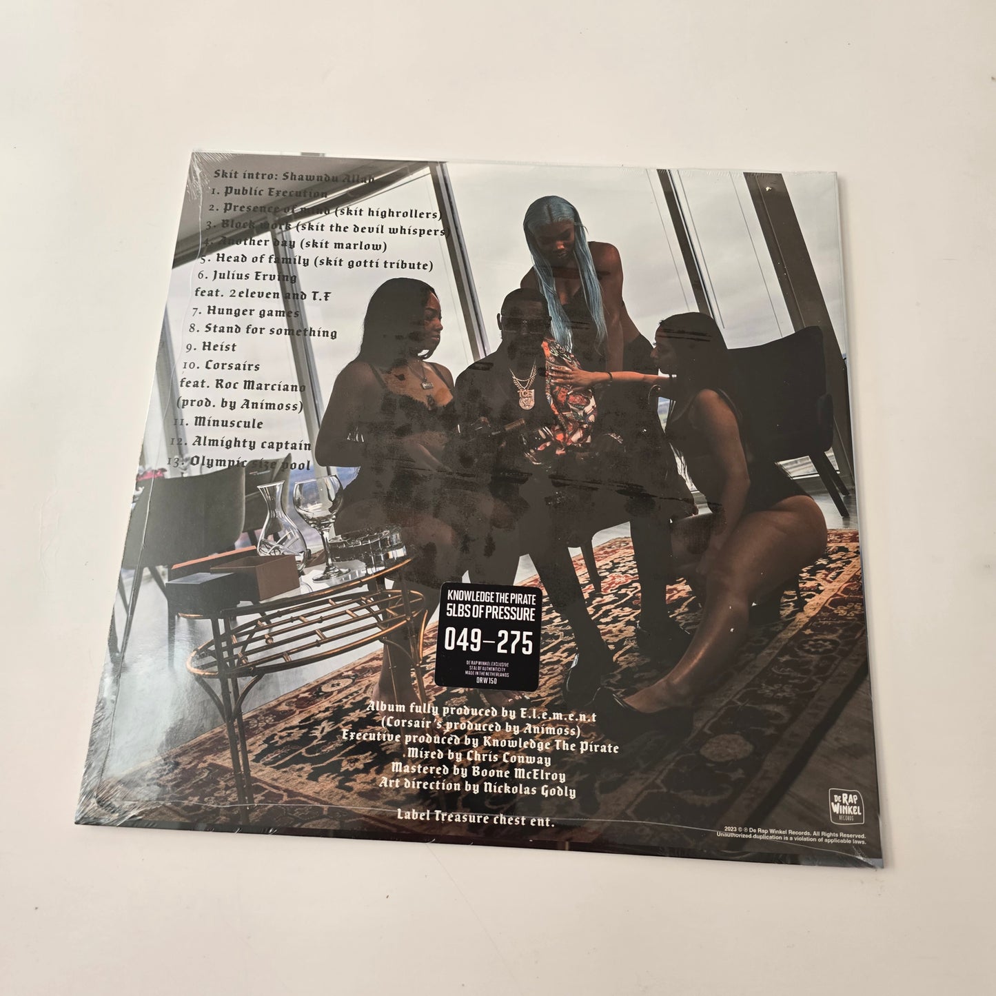 KNOWLEDGE THE PIRATE - 5LBS OF PRESSURE (SEALED) LIMITED EDITION VINYL -NEW!-