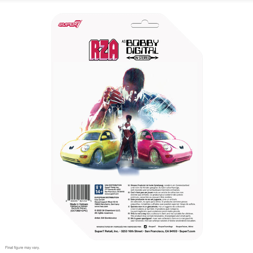 RZA - BOBBY DIGITAL SUPER7 ACTION FIGURE -NEW!-